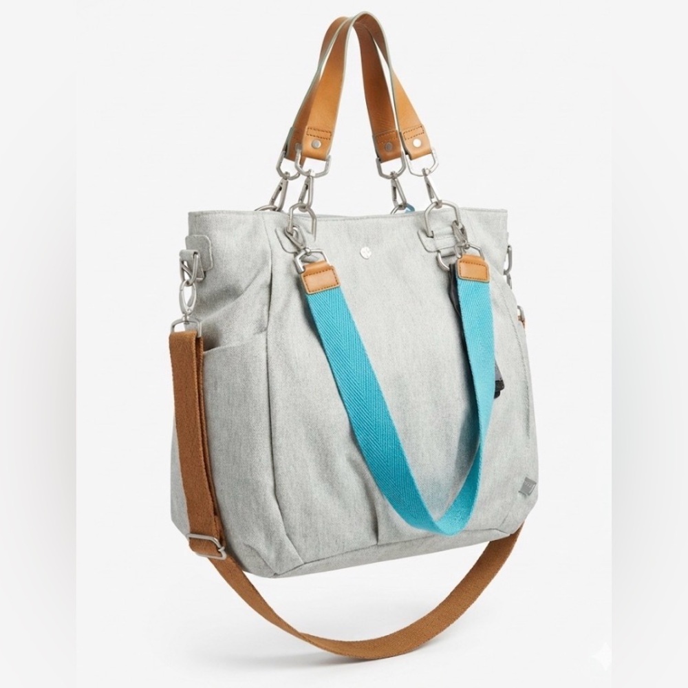 LASSIG Green Label Mix 'n Match Diaper Bag Grey 3 Strap Options Eco-Friendly